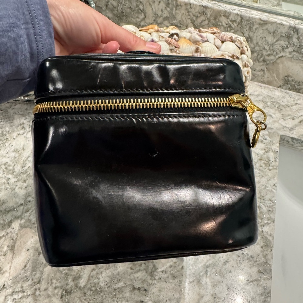 Vintage Chanel Patent Leather Makeup Vanity Bag - Picture 6 of 11